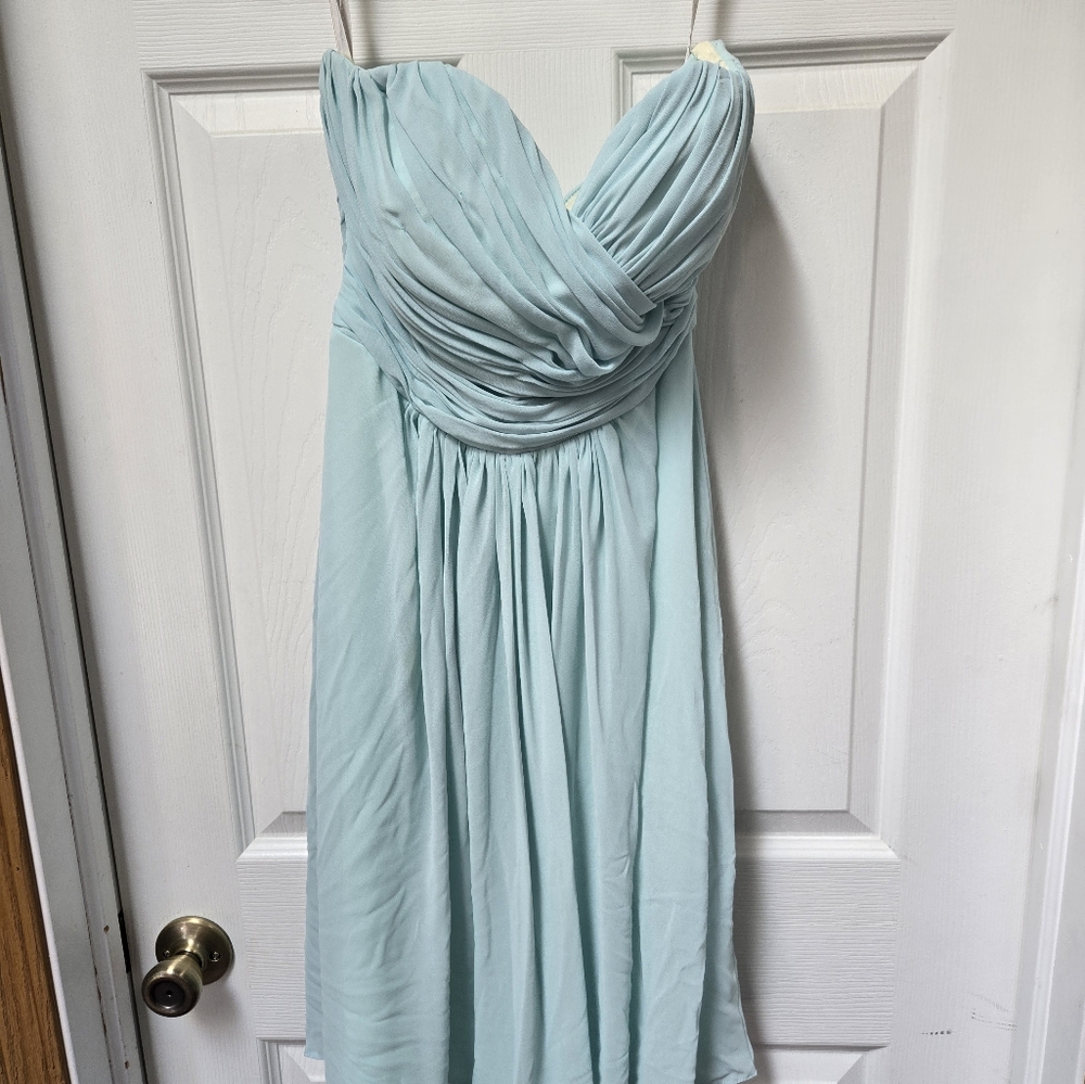 Women Dress size 10 seafoam green